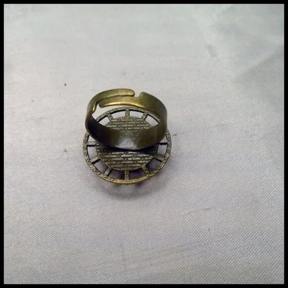 Tiny Flapper Face Ring is One of a Kind - 1932 - Picture 6 of 8